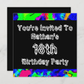 Graffiti ~ Partij Kaart (Voorkant / Achterkant)