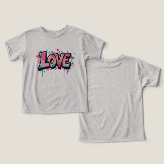 Graffiti Pastel Love Bombe (Design Recto & Verso)