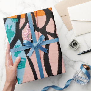 Graffiti Patroon Cadeaupapier