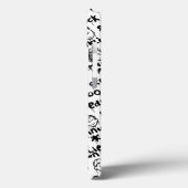 Graffiti-patroon pindaktekens Case-Mate iPhone case (Achterkant / Links)