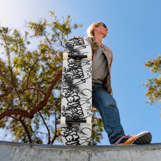 Graffiti Patroon Skateboard (Buiten 1)