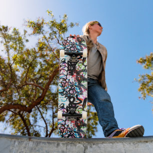 Graffiti Patroon Skateboard