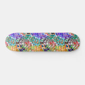 Graffiti Patroon Skateboard (Horizontaal)