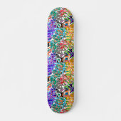 Graffiti Patroon Skateboard (Voorkant)