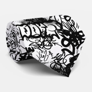 Graffiti Patroon Stropdas