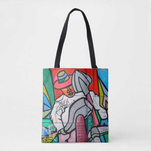 Graffiti Pattern Canvas tas (Voorkant)