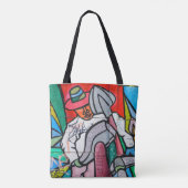 Graffiti Pattern Canvas tas (Achterkant)