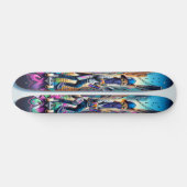 Graffiti Paws Skateboard (Horizontaal)