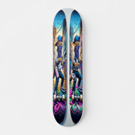 Graffiti Paws Skateboard