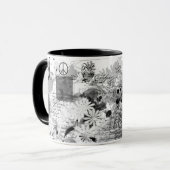 Graffiti Peace Mug (Devant gauche)
