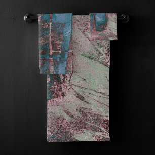 Graffiti peint Grunge Taupe bleu rouille
