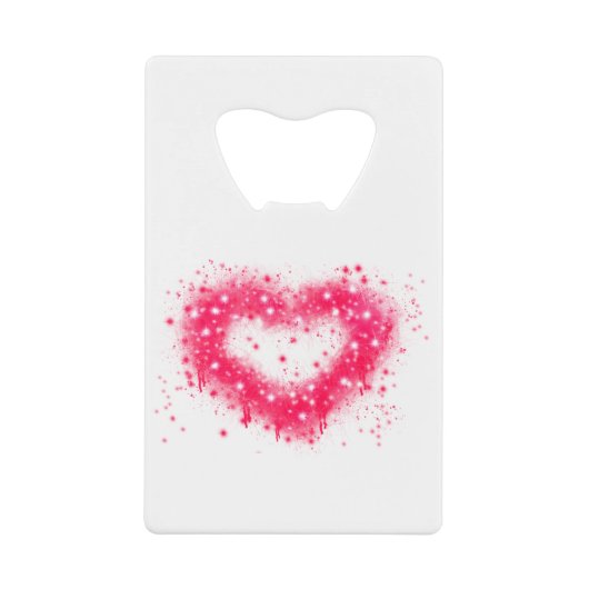 Graffiti peinture rose brillant design coeur (Devant)