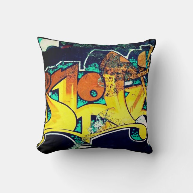 Graffiti Pillow Kussen (Voorkant)