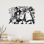 Graffiti Piroemenië Poster (Keuken)