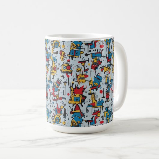 Graffiti Pop Art Mug (Devant droit)