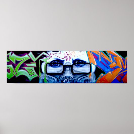 Graffiti Portrait Poster (Voorkant)