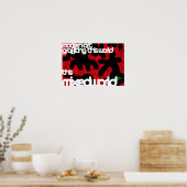 graffiti poster (Keuken)