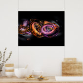Graffiti Poster Abstrait (Cuisine)