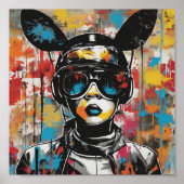 Graffiti Poster d'art mural coloré créatif (Devant)