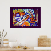 graffiti-poster poster (Keuken)