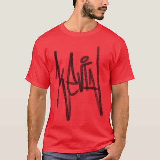 Graffiti Prénom Les T-shirts Kevin Men (Devant)