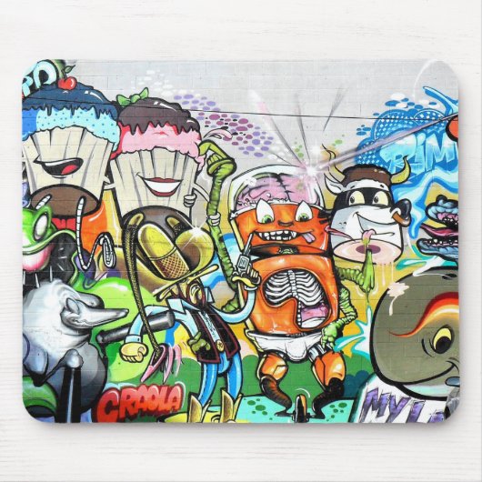 Graffiti Pret Muismat (Voorkant)