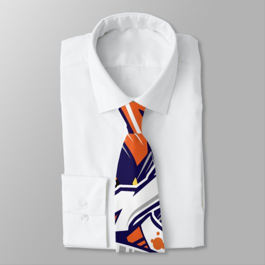 graffiti print teen abstract pattern background stropdas (Gebonden)