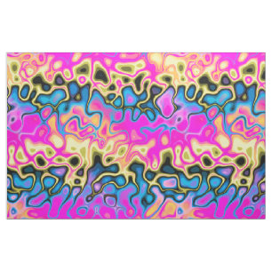 Graffiti processor, CMYK skater vlammen : Stof