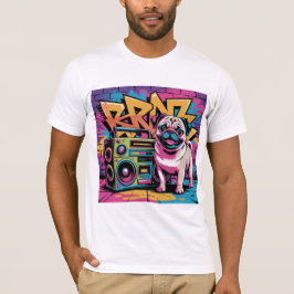 Graffiti Pug T-shirt