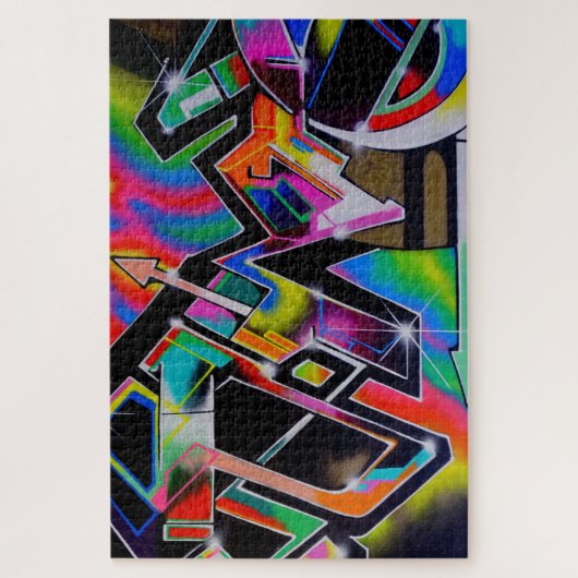 Graffiti puzzel (Verticaal)