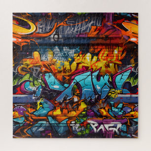 Graffiti Puzzle Legpuzzel