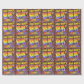 Graffiti Rainbow Kijk 94th BIRTHDAY! en aangepaste Cadeaupapier (Vlak)