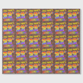 Graffiti Rainbow Look 22E VERJAARDAG! & Aangepaste Cadeaupapier (Vlak)