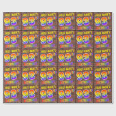 Graffiti Rainbow Look 93E VERJAARDAG! & Aangepaste Cadeaupapier (Vlak)