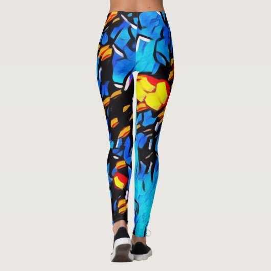 Graffiti Rave Love Leggings (Dos)