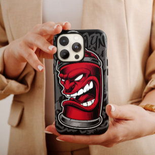 Graffiti Red Spray Can Hoesje   iPhone 14 Hoesje-M