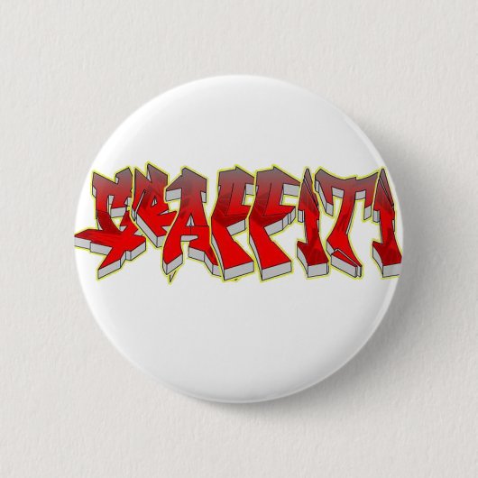 Graffiti Ronde Button 5,7 Cm (Voorkant)