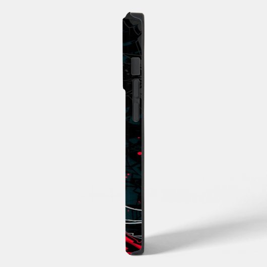 graffiti rood Case-Mate iPhone case (Achterkant / Links)