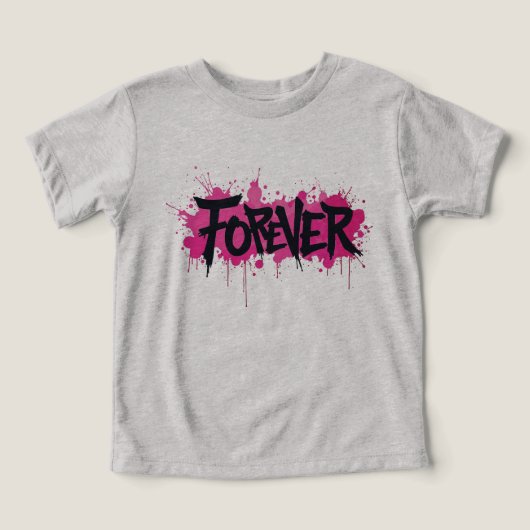 Graffiti rose "FOREVER" (Design Recto)