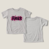 Graffiti rose "FOREVER" (Design Recto & Verso)