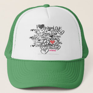 Graffiti roze trucker pet
