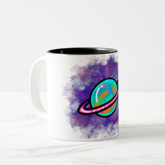 Graffiti Saturn Mug (Devant gauche)
