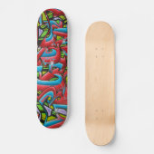 Graffiti Schaats Board Skateboard (Voorkant)
