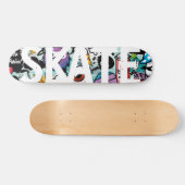Graffiti-SCHAATS Skateboard (Horizontaal)