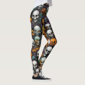 Graffiti schedels leggings (Rechts)