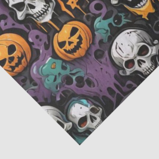 Graffiti schedels tissuepapier (Detail)