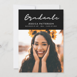 Graffiti Script Afstuderen Aankondiging