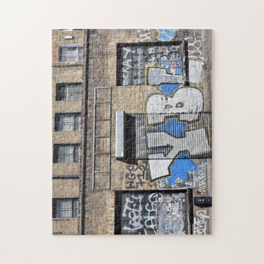Graffiti Shoreditch Hackney London Verenigd Konink Legpuzzel (Verticaal)