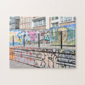 Graffiti Shoreditch Hackney London Verenigd Konink Legpuzzel (Horizontaal)