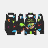 Graffiti Six Seven Birthday Favor Box Bedankdoosjes (Uitgevouwen)